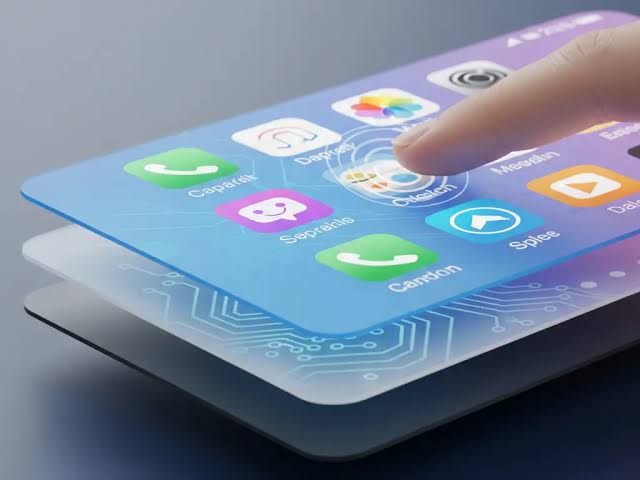 Estructura capacitiva de pantalla táctil